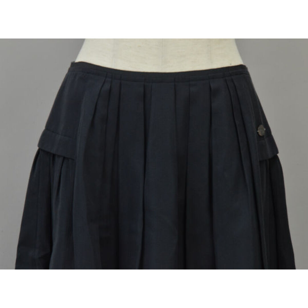 FOXEY(フォクシー)のフォクシー FOXEY コットンシルク スカート Skirt Blossom 40サイズ ネイビー レディース j_p F-M12237 レディースのスカート(ミニスカート)の商品写真