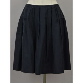 フォクシー(FOXEY)のフォクシー FOXEY コットンシルク スカート Skirt Blossom 40サイズ ネイビー レディース j_p F-M12237(ミニスカート)