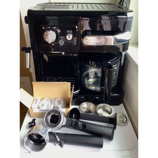 デロンギ(DeLonghi)のデロンギ コンビ・コーヒーメーカー ブラック BCO410J-B(1台)(エスプレッソマシン)