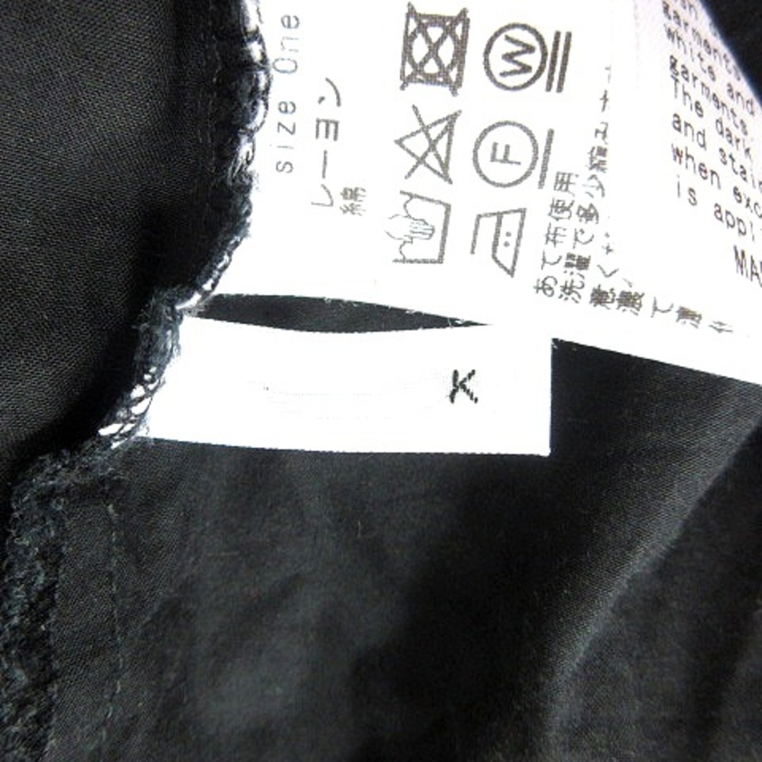 KBF(ケービーエフ)のケイビーエフ アーバンリサーチ ブラウス ハイネック 長袖 フリル One 黒 レディースのトップス(シャツ/ブラウス(長袖/七分))の商品写真