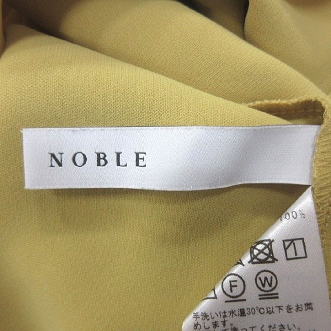 Noble(ノーブル)のノーブル NOBLE ブラウス 七分袖 36 黃 イエロー /MS レディースのトップス(その他)の商品写真