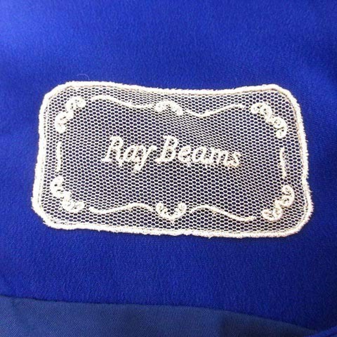 Ray BEAMS(レイビームス)のRay Beams ワンピース ひざ丈 フレアスリーブ フレンチスリーブ 1 青 レディースのワンピース(ひざ丈ワンピース)の商品写真