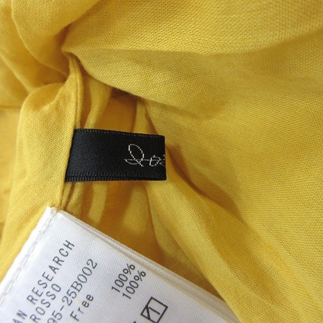 ROSSO(ロッソ)のロッソ  アーバンリサーチ フレアスカート ギャザー マキシ F 黄色 イエロー レディースのスカート(ロングスカート)の商品写真
