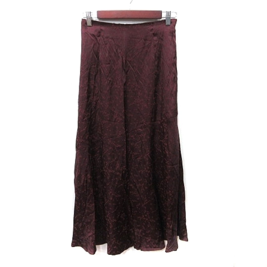 ViS(ヴィス)のビス マーメイドスカート マキシ 花柄 F 赤 ボルドー /YI レディースのスカート(ロングスカート)の商品写真