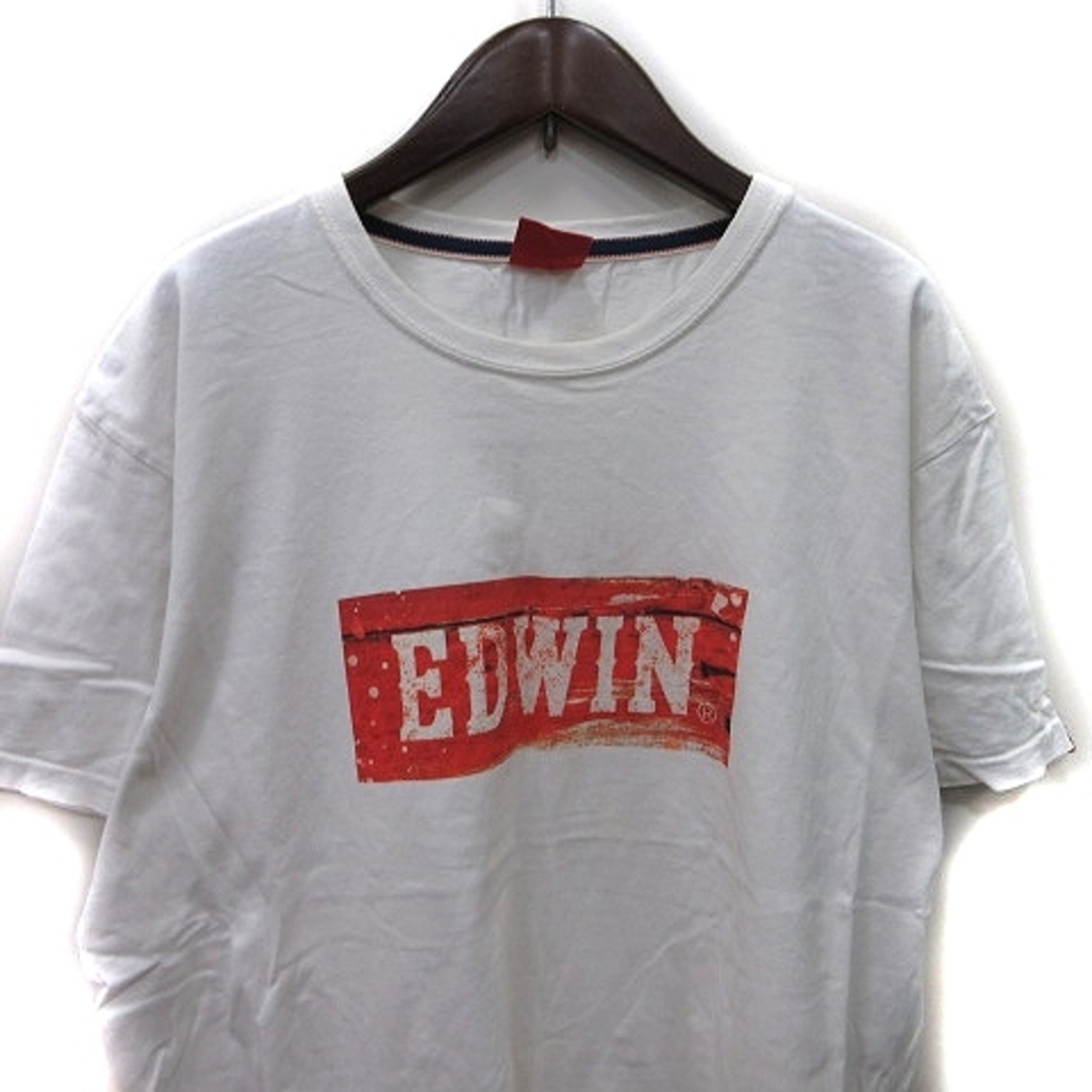 EDWIN(エドウィン)のエドウィン Tシャツ カットソー 半袖 XL 白 ホワイト /YI メンズのトップス(Tシャツ/カットソー(半袖/袖なし))の商品写真