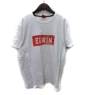 エドウィン(EDWIN)のエドウィン Tシャツ カットソー 半袖 XL 白 ホワイト /YI(Tシャツ/カットソー(半袖/袖なし))