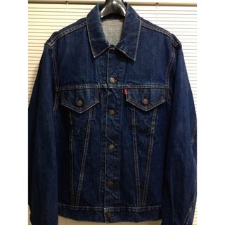 リーバイス(Levi's)の【極上】真紺 ビッグE 44-42 71205 スーパービッグサイズ リーバイス(Gジャン/デニムジャケット)