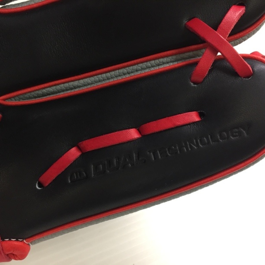 wilson(ウィルソン)のウィルソン Wilson ワナビーヒーロー 軟式 内野手用グローブ WBW101571 ブラック×グレー 1225 スポーツ/アウトドアの野球(グローブ)の商品写真