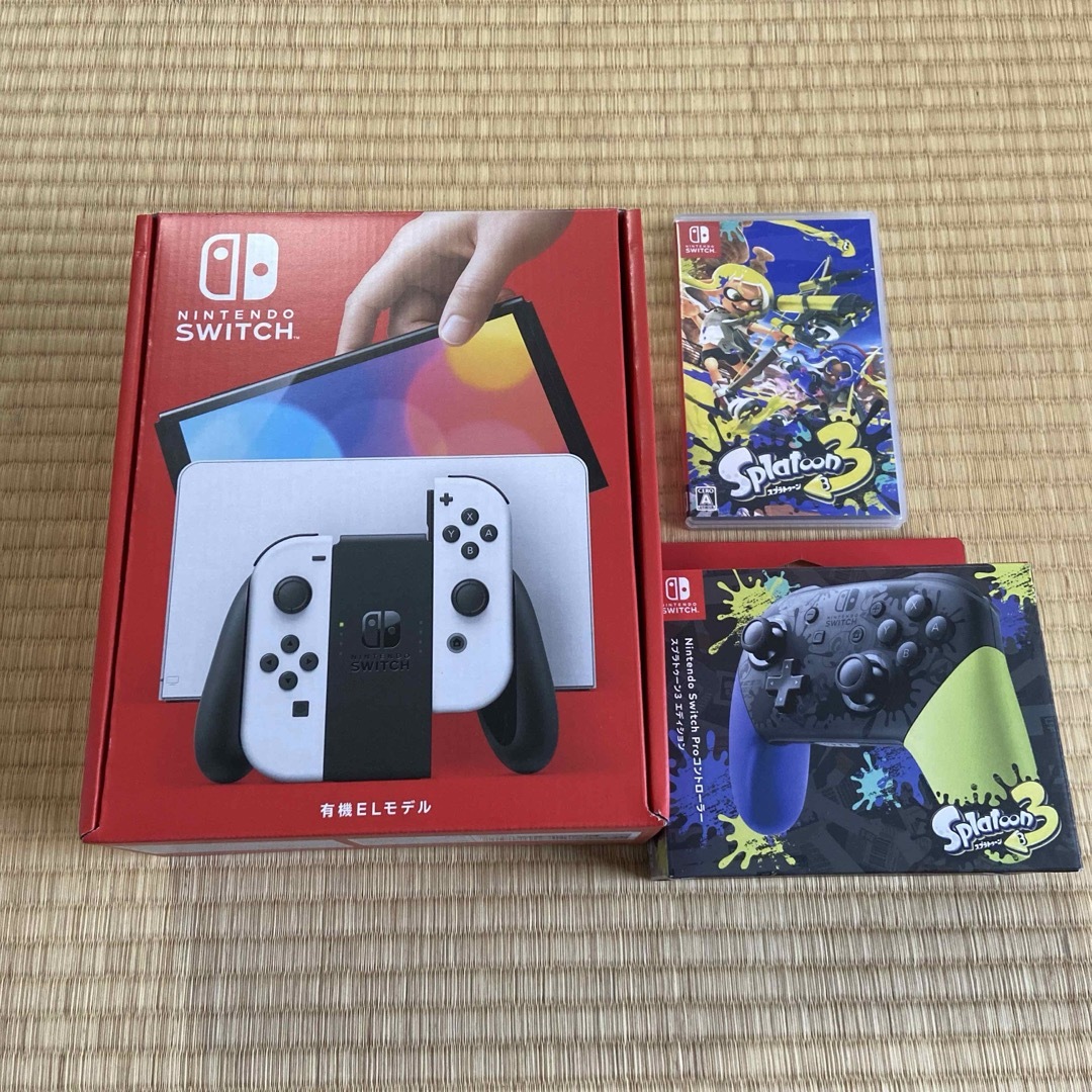 任天堂 - Nintendo Switch 有機ELモデル スプラトゥーン3 プロコンの 任天堂 - Nintendo Switch 有機ELモデル スプラトゥーン3 プロコンの
