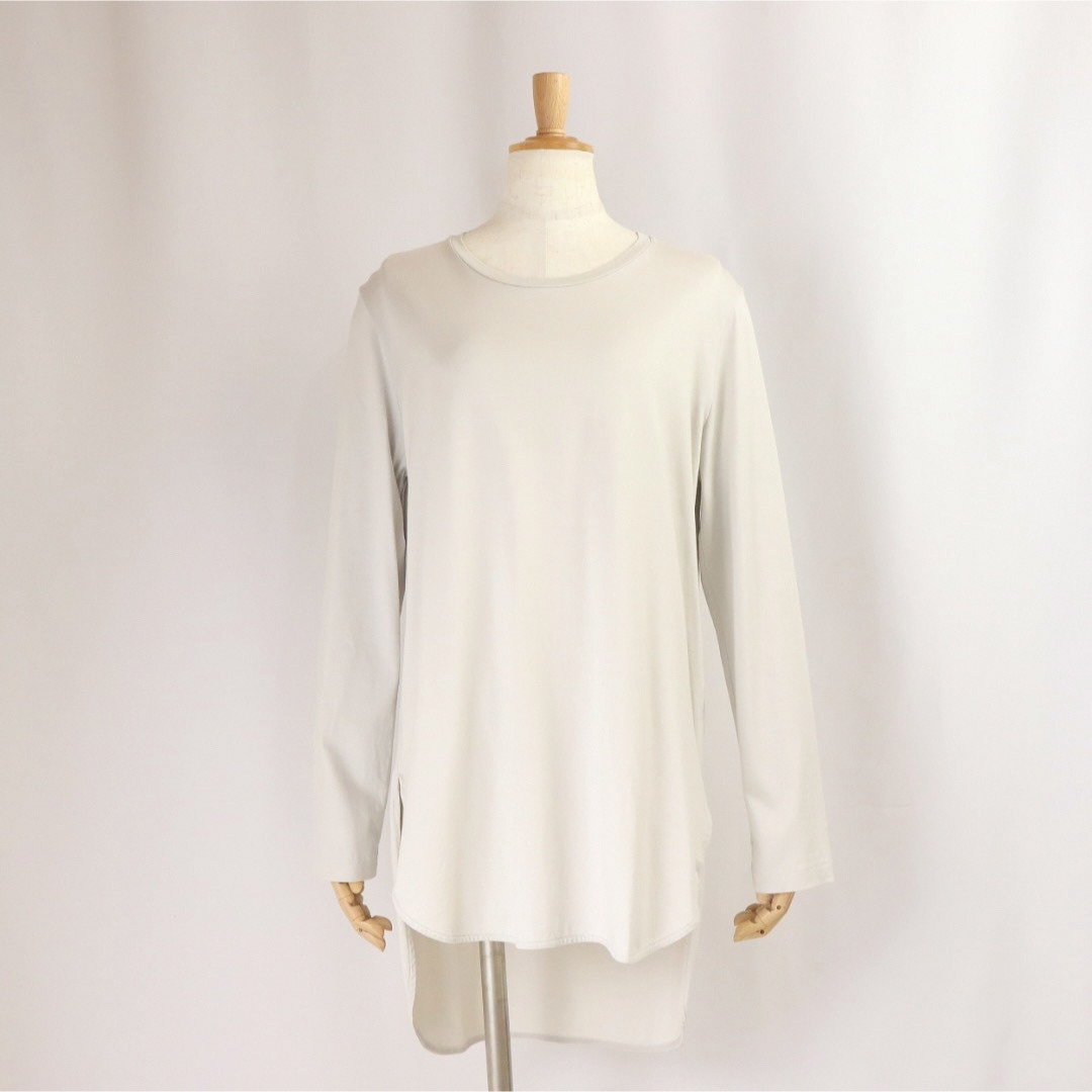 ATON(エイトン)のATON SUVIN 60/2 | ROUND HEM L/S T-SHIRT レディースのトップス(カットソー(長袖/七分))の商品写真