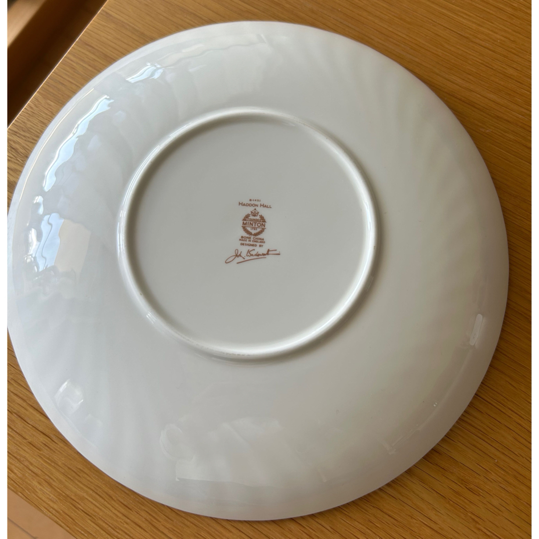 MINTON(ミントン)のMINTON ミントン ハドンホール 28cm 大皿 グリーン インテリア/住まい/日用品のキッチン/食器(食器)の商品写真