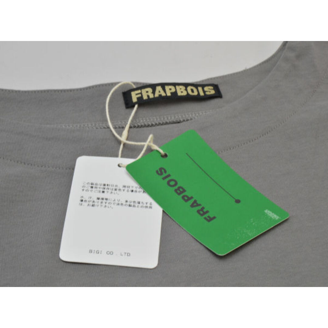 FRAPBOIS(フラボア)のフラボア FRAPBOIS ベルスT Tシャツ/カットソー 長袖 1サイズ グレー レディース j_p F-M12514 レディースのトップス(Tシャツ(半袖/袖なし))の商品写真