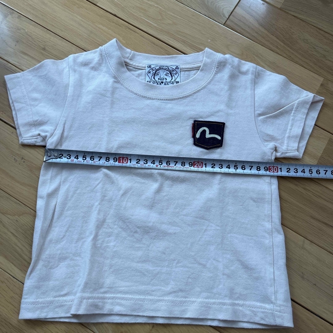 EVISU(エビス)の100cm  100  男の子　女の子　EVISU   Tシャツ  きなり キッズ/ベビー/マタニティのキッズ服男の子用(90cm~)(Tシャツ/カットソー)の商品写真