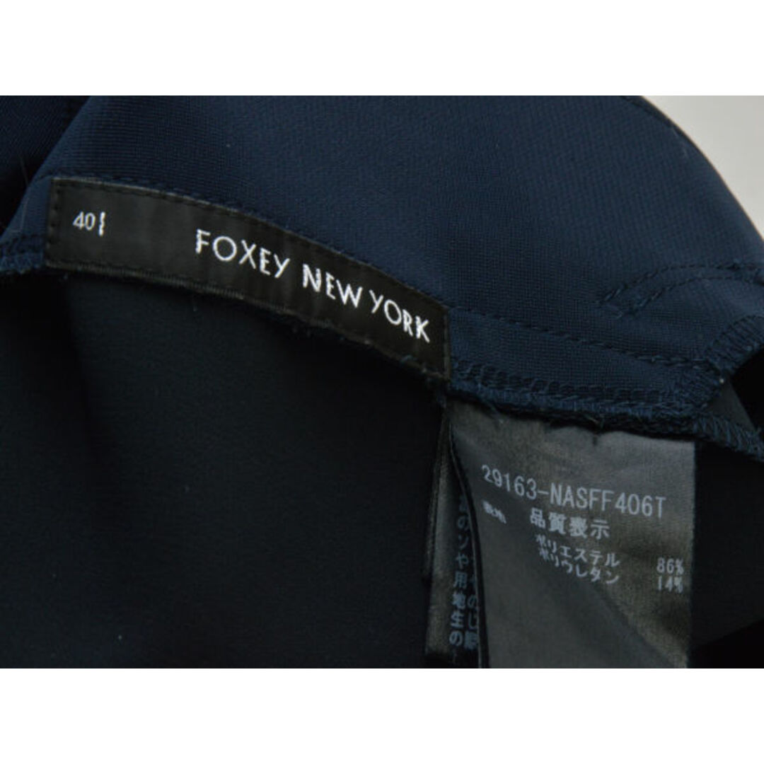 FOXEY(フォクシー)のフォクシー FOXEY NEW YORK レトロミニスカート 40サイズ ネイビー レディース j_p F-M12561 レディースのスカート(ミニスカート)の商品写真