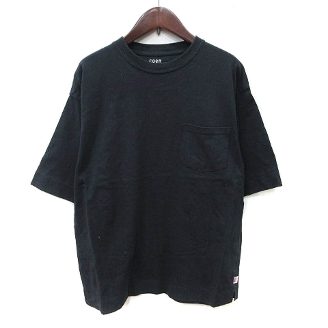 coen(コーエン)のコーエン Tシャツ カットソー 半袖 S 黒 ブラック /YI メンズのトップス(Tシャツ/カットソー(半袖/袖なし))の商品写真