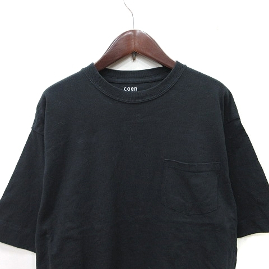 coen(コーエン)のコーエン Tシャツ カットソー 半袖 S 黒 ブラック /YI メンズのトップス(Tシャツ/カットソー(半袖/袖なし))の商品写真