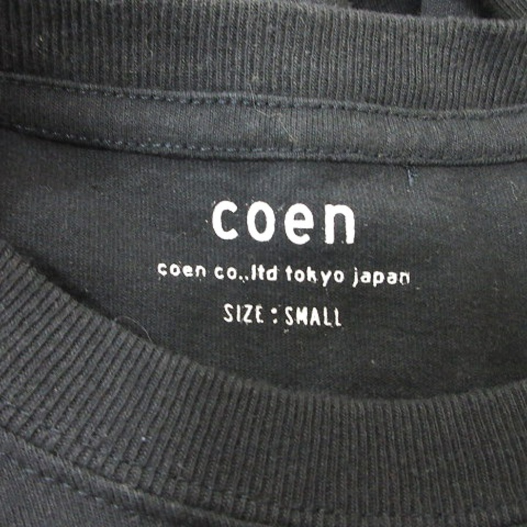 coen(コーエン)のコーエン Tシャツ カットソー 半袖 S 黒 ブラック /YI メンズのトップス(Tシャツ/カットソー(半袖/袖なし))の商品写真