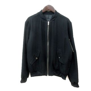 ザラ ベーシック ZARA BASIC ジャケット ブルゾン 総裏地 XS 黒(ブルゾン)