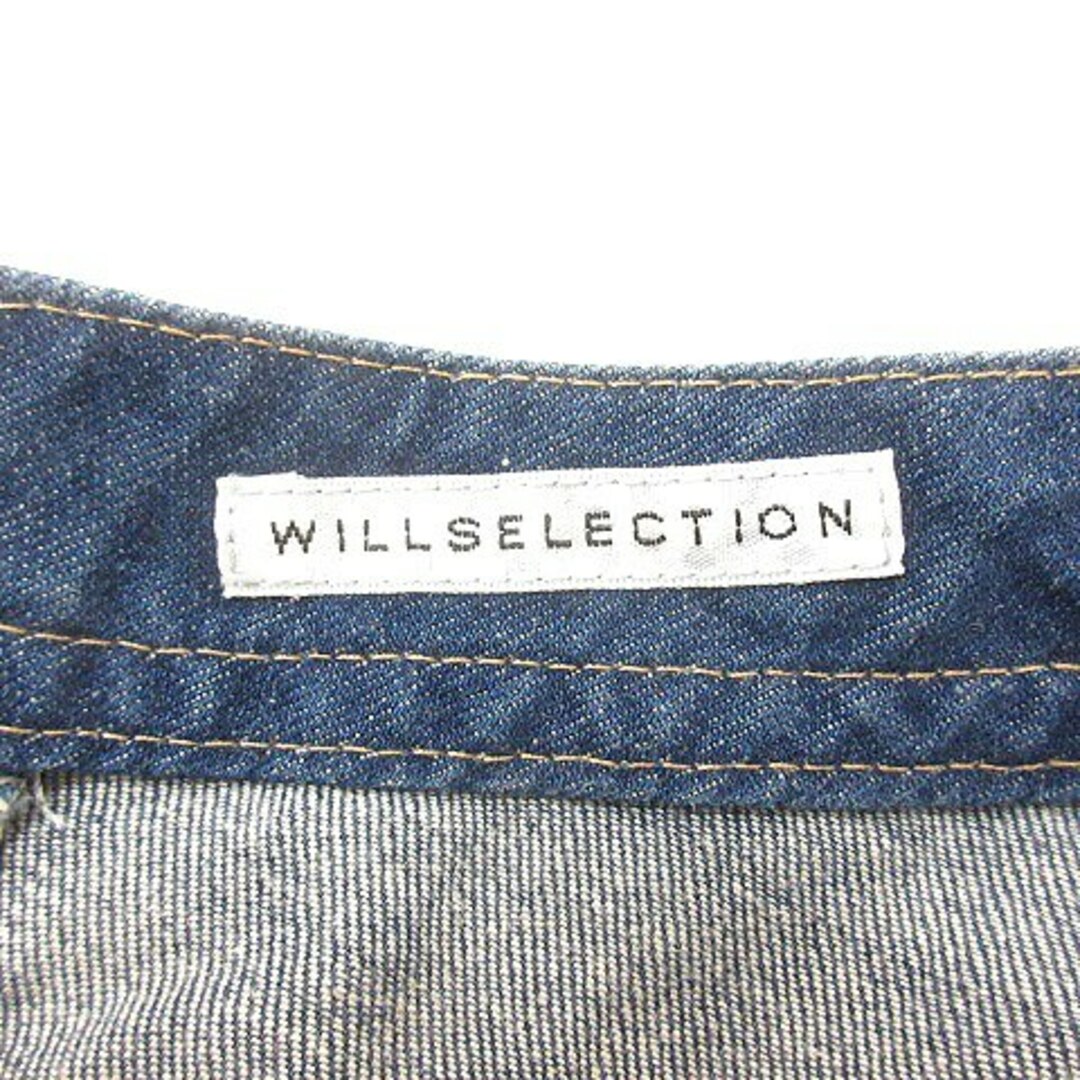 WILLSELECTION(ウィルセレクション)のウィルセレクション デニムジャケット Gジャン ジージャン M 紺 ネイビー レディースのジャケット/アウター(ブルゾン)の商品写真
