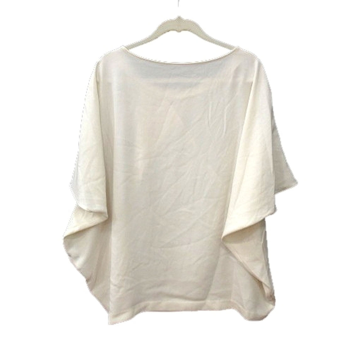 ノット KNOTT トゥモローランド ブラウス 半袖 ドルマンスリーブ F 白 レディースのトップス(シャツ/ブラウス(半袖/袖なし))の商品写真
