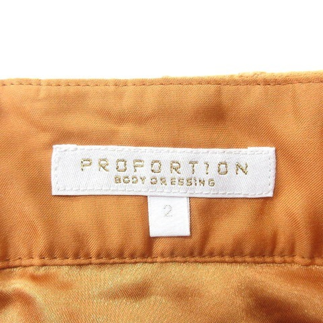 PROPORTION BODY DRESSING(プロポーションボディドレッシング)のプロポーション ボディドレッシング フレアスカート ひざ丈 レース 2 オレンジ レディースのスカート(ひざ丈スカート)の商品写真