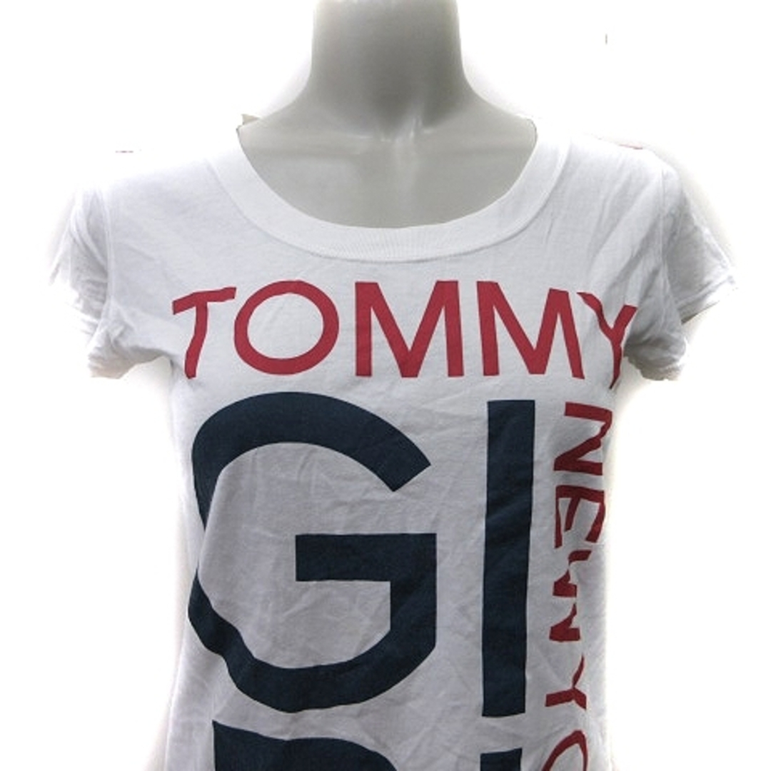 tommy girl(トミーガール)のトミーガール Tシャツ カットソー 半袖 XS 白 ホワイト /YI レディースのトップス(Tシャツ(半袖/袖なし))の商品写真