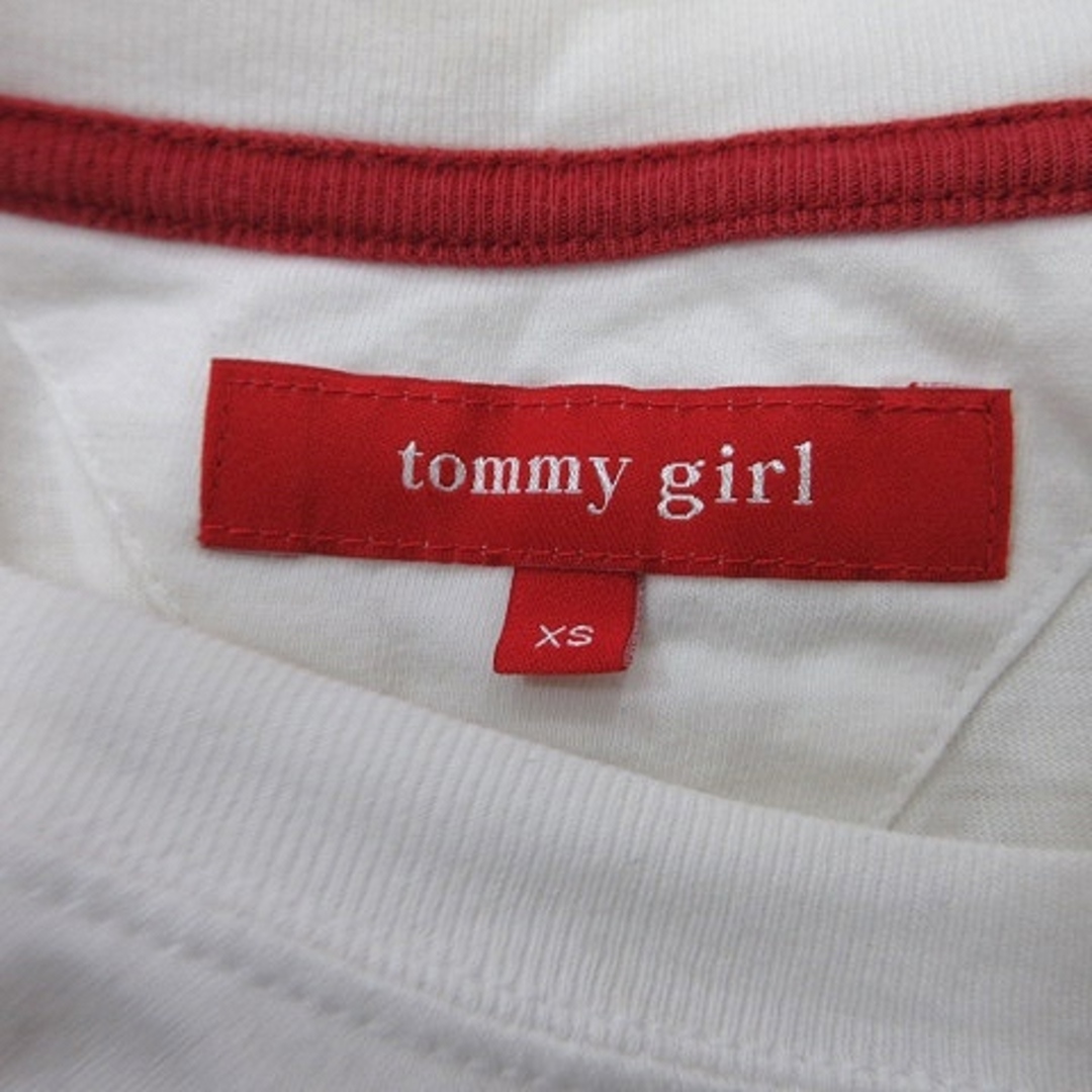 tommy girl(トミーガール)のトミーガール Tシャツ カットソー 半袖 XS 白 ホワイト /YI レディースのトップス(Tシャツ(半袖/袖なし))の商品写真