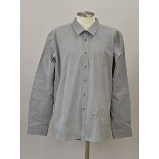 ヒューゴボス(HUGO BOSS)のヒューゴボス HUGO BOSS シャツ/ブラウス slim 長袖 46/18サイズ グレー 柄 メンズ e_u F-M12572(シャツ)