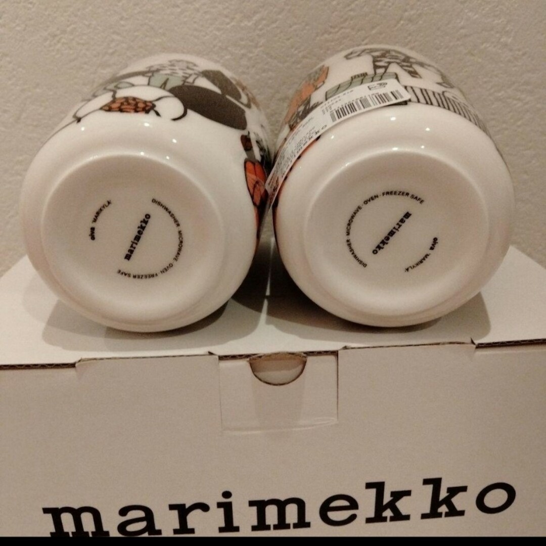 marimekko(マリメッコ)のマリメッコ　マリキュラ　マグ2個 インテリア/住まい/日用品のキッチン/食器(食器)の商品写真