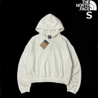 ザノースフェイス(THE NORTH FACE)のノースフェイス W パーカー US限定 ショート丈(S)白 181130(パーカー)