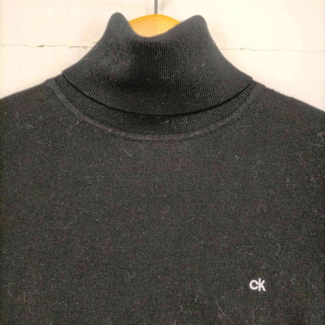 Calvin Klein(カルバンクライン)のCALVIN KLEIN(カルバンクライン) ckロゴ刺繍タートルネックニット レディースのトップス(ニット/セーター)の商品写真