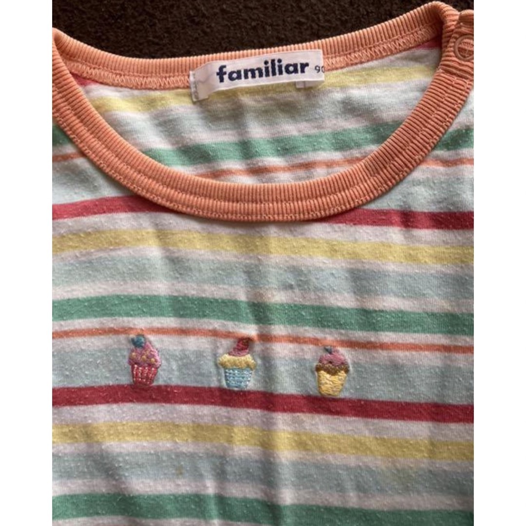 familiar(ファミリア)のファミリア　ロンT 長袖　90 キッズ/ベビー/マタニティのキッズ服女の子用(90cm~)(Tシャツ/カットソー)の商品写真