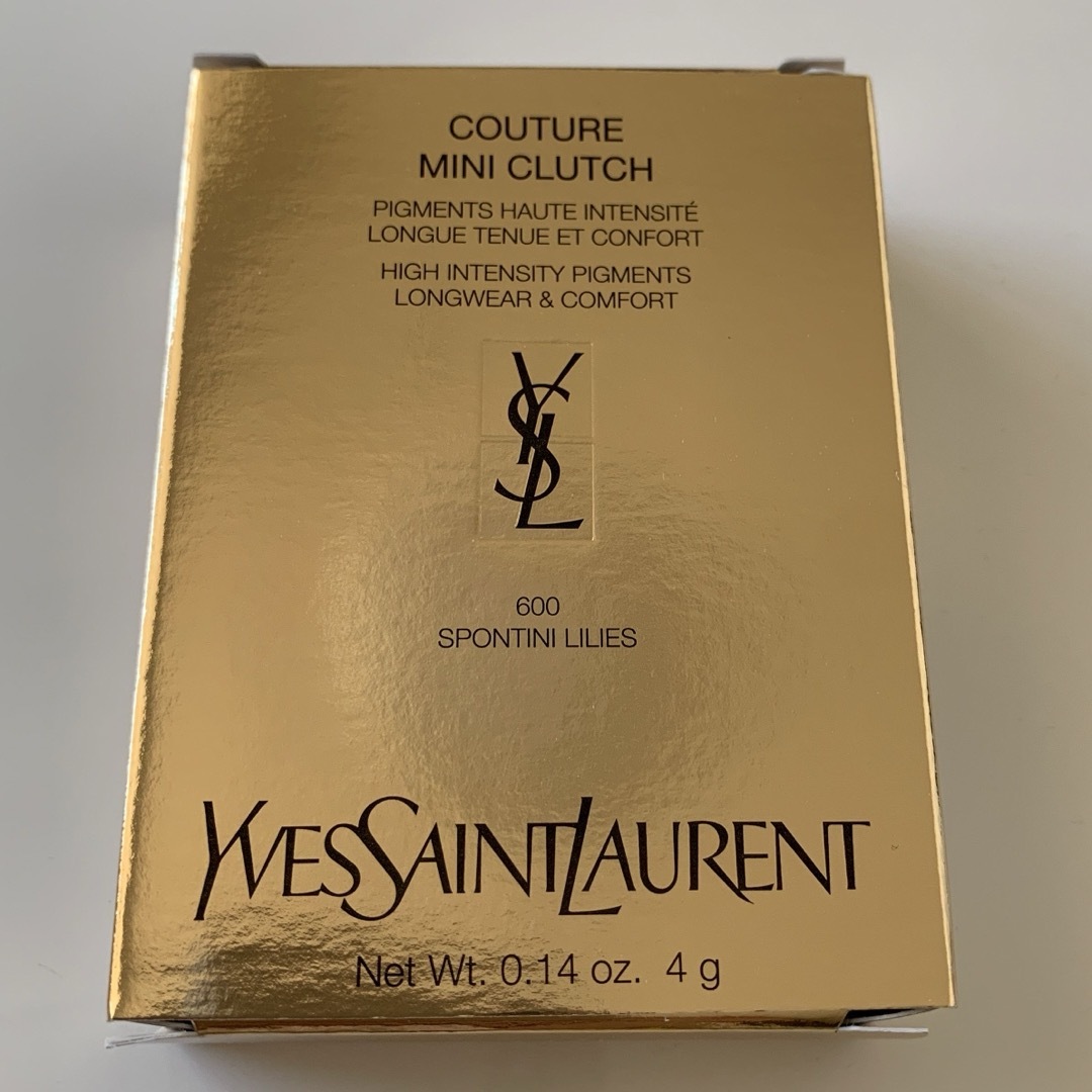 Yves Saint Laurent Beaute(イヴサンローランボーテ)の美品★イヴ・サンローラン クチュールミニクラッチ 600 スポンティー二リリー コスメ/美容のベースメイク/化粧品(アイシャドウ)の商品写真