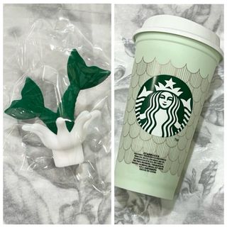 スターバックスコーヒー(Starbucks Coffee)のメキシコ　スターバックス　サイレン　リユーザブルカップ　人魚のしっぽ　トッパー(タンブラー)