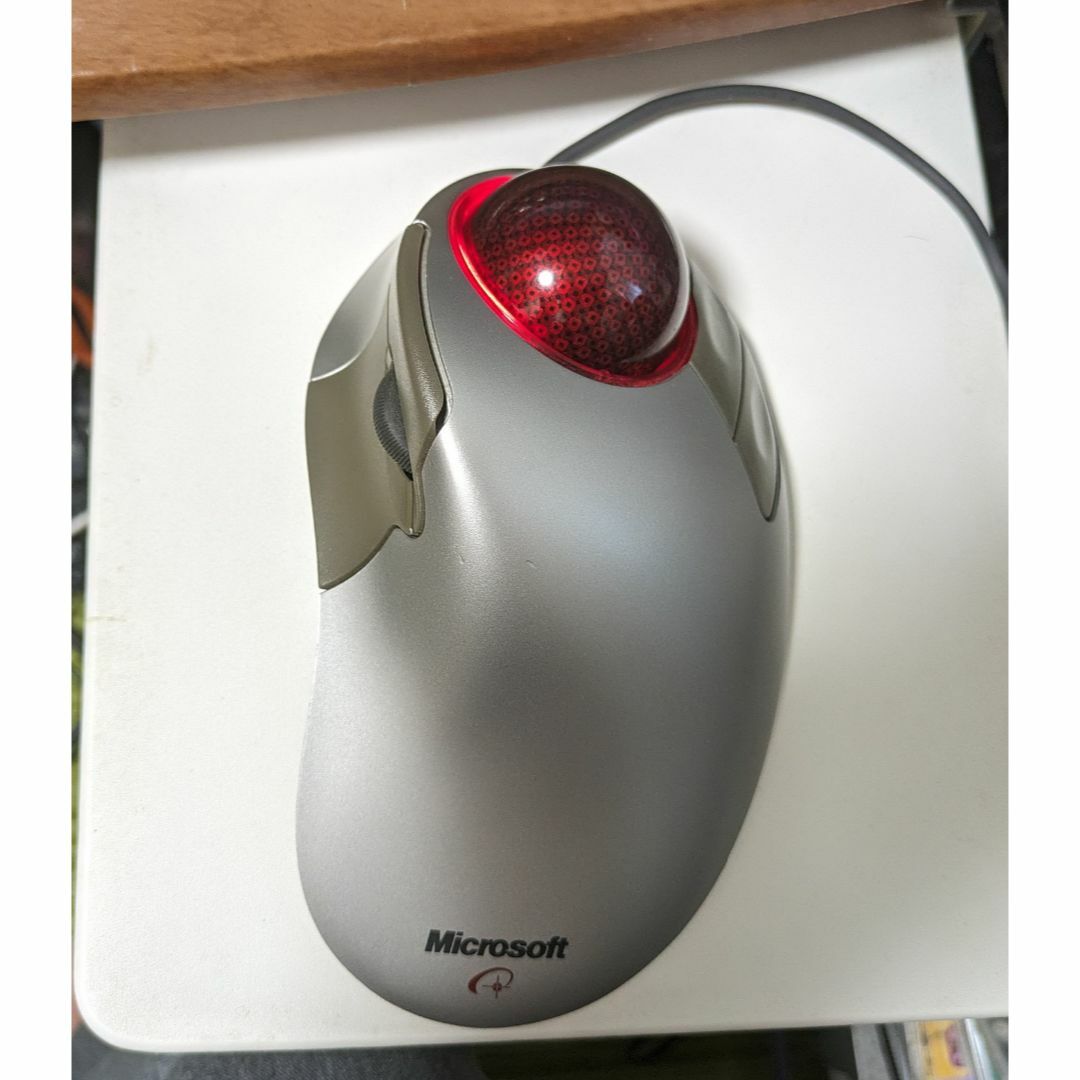 Microsoft(マイクロソフト)の値下げ！Microsoft Trackball Explorerマウス スマホ/家電/カメラのPC/タブレット(PC周辺機器)の商品写真