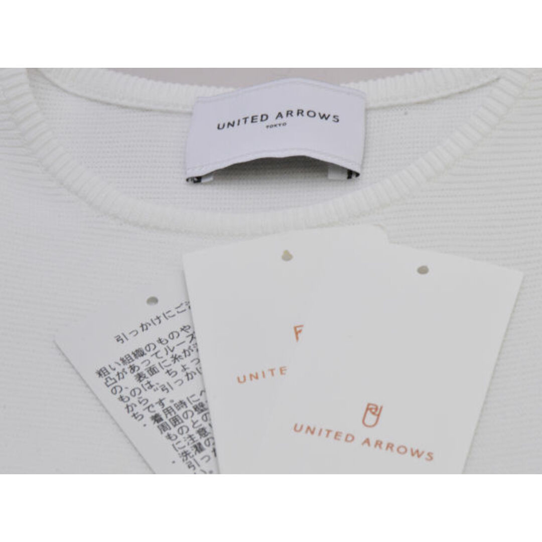 UNITED ARROWS(ユナイテッドアローズ)のユナイテッドアローズ UNITED ARROWS カットソー UWFM P PUFF GARTER FREEサイズ オフホワイト レディース j_p F-M12962 レディースのトップス(Tシャツ(半袖/袖なし))の商品写真