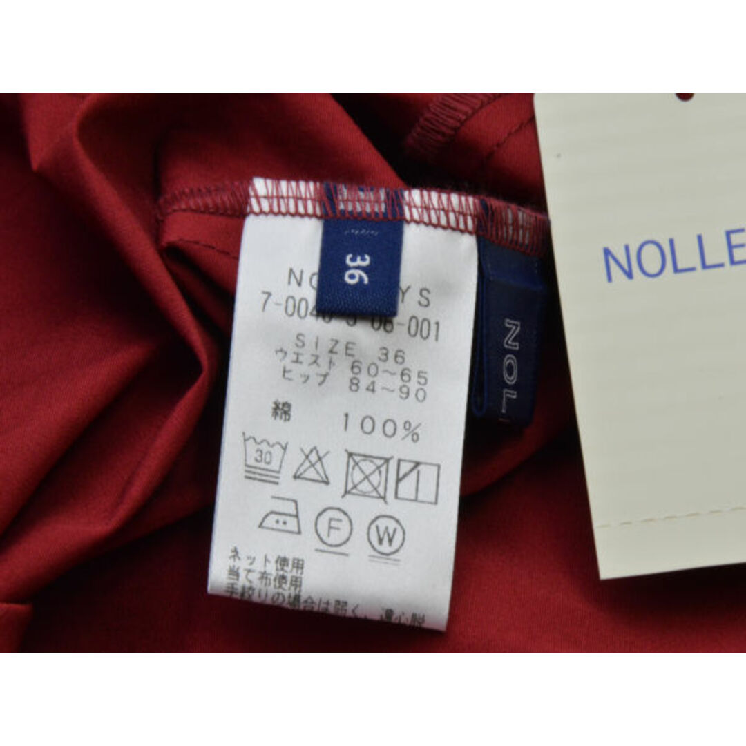 ノーリーズ NOLLEY'S 巻きスカート 36サイズ ワインレッド レディース j_p F-M13003 レディースのスカート(ミニスカート)の商品写真