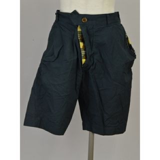 ヴィヴィアンウエストウッド Vivienne Westwood MAN ハーフパンツ ショート 44サイズ ネイビー メンズ e_u F-M13072