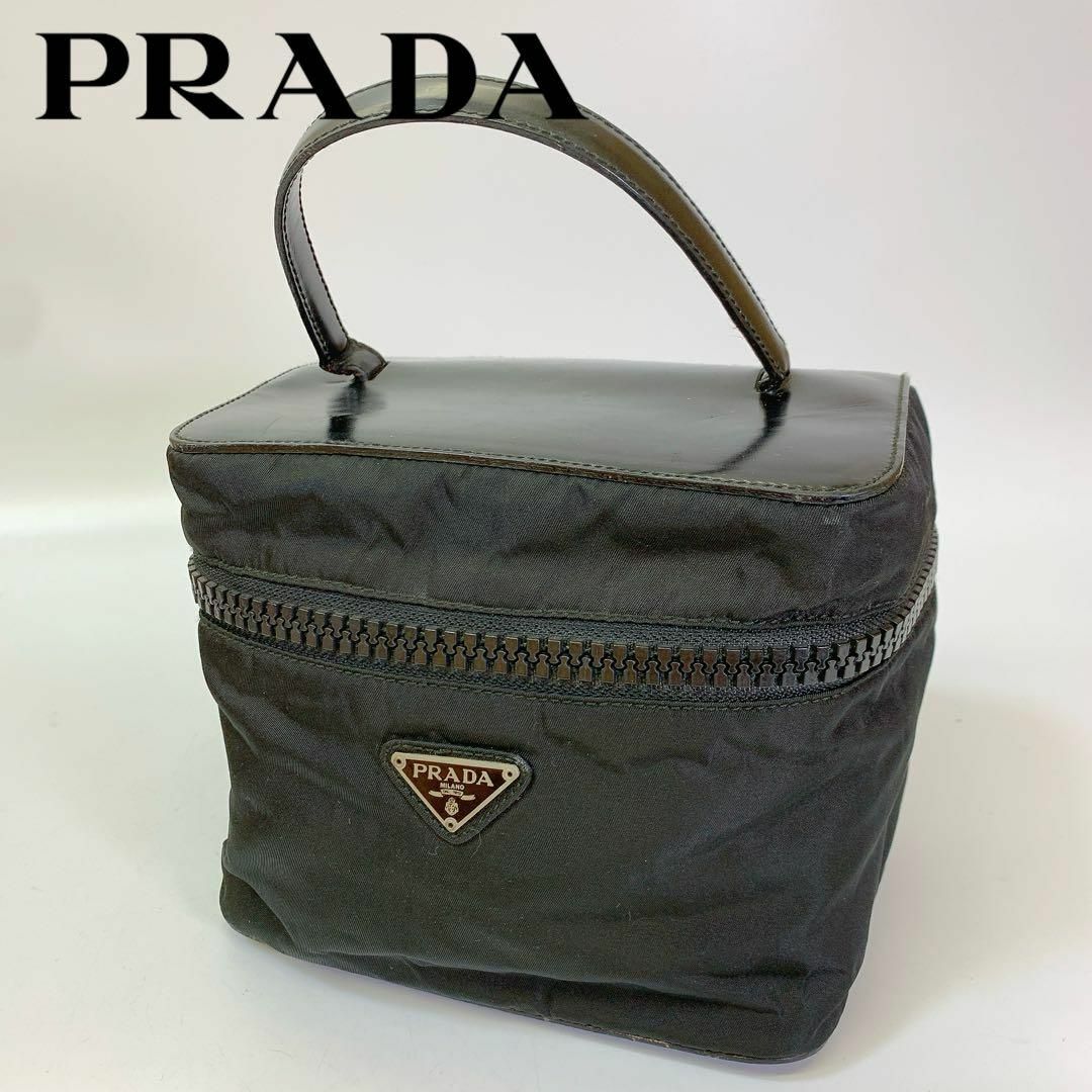 PRADA(プラダ)の3278 PRADA プラダ　バニティポーチ　メイクポーチ ポーチ レディースのファッション小物(ポーチ)の商品写真