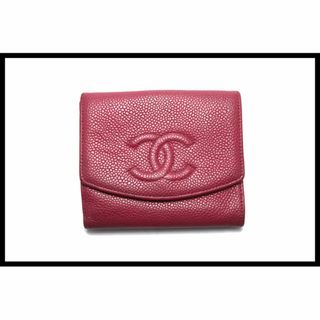 シャネル(CHANEL)のシャネル キャビアスキン ココマーク Wホック 財布■05om0219464(財布)