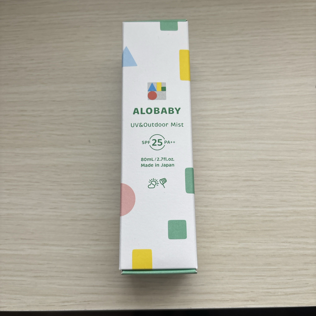 ALOBABY(アロベビー)のアロベビー UV&アウトドアミスト SPF15 PA++(80mL) キッズ/ベビー/マタニティの洗浄/衛生用品(食器/哺乳ビン用洗剤)の商品写真