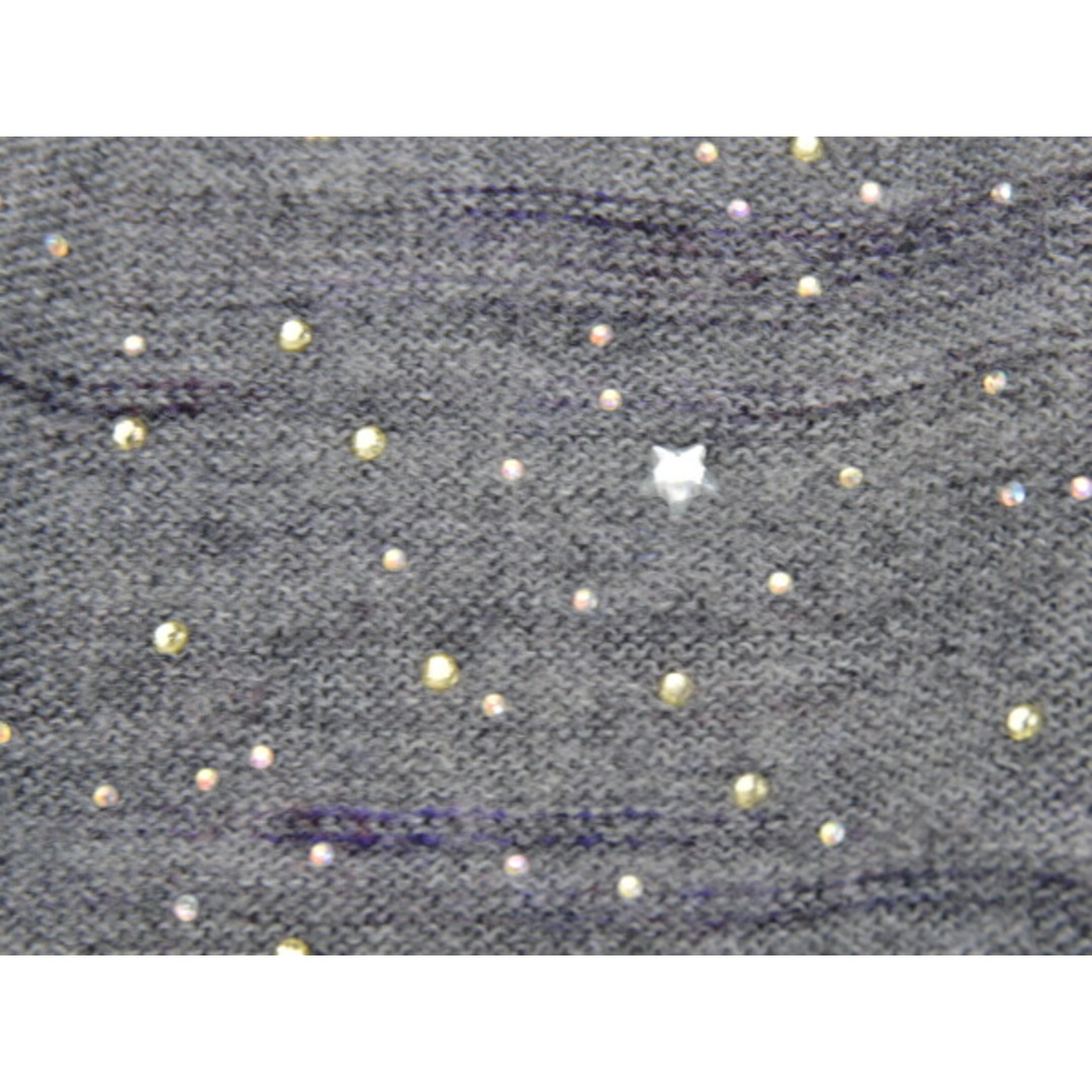 TSUMORI CHISATO(ツモリチサト)のツモリチサト TSUMORI CHISATO 半袖 ニット 夜空モチーフ 2サイズ グレー レディース j_p F-M13138 レディースのトップス(ニット/セーター)の商品写真