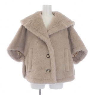 マックスマーラ(Max Mara)のマックスマーラ 23AW テディベアケープ ポンチョ アルパカ SM ベージュ(ポンチョ)