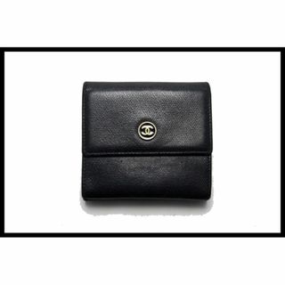 シャネル(CHANEL)のシャネル 9番台 ココボタン Wホック 3つ折り財布■05or0266-10(財布)