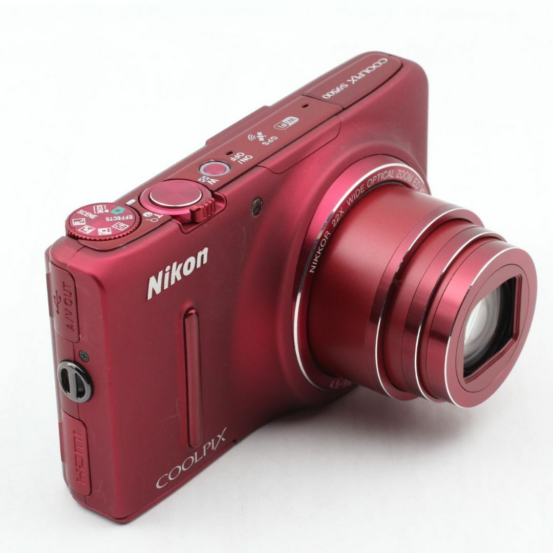 Nikon(ニコン)の★美品★ ニコン COOLPIX S9500 RD ヴェルヴェットレッド スマホ/家電/カメラのカメラ(コンパクトデジタルカメラ)の商品写真