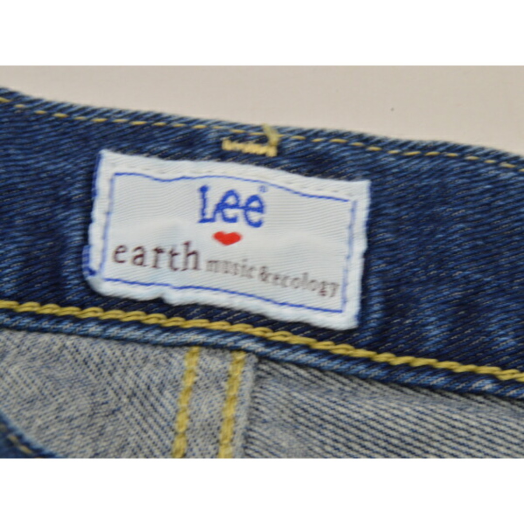 Lee(リー)のリー Lee×earth music&ecology デニムパンツ 別注 LL4989-906 Lサイズ ブルー レディース u_s F-M13159 レディースのパンツ(ショートパンツ)の商品写真