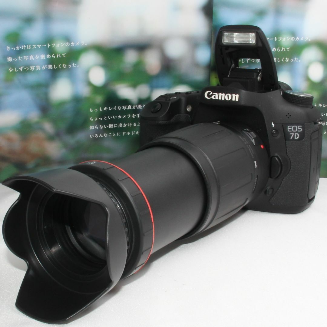 Canon(キヤノン)の❤️超望遠レンズ&予備バッテリー付き❤️Canon EOS 7D❤️ スマホ/家電/カメラのカメラ(デジタル一眼)の商品写真