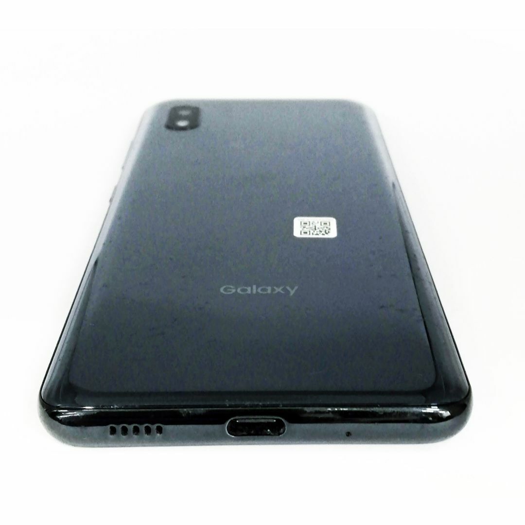 SAMSUNG(サムスン)の【SIMロック解除済】au Galaxy A21 シンプル SCV49 Black (バッテリは良好です80%以上)④ スマホ/家電/カメラのスマートフォン/携帯電話(スマートフォン本体)の商品写真
