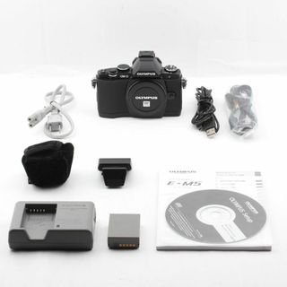 オリンパス(OLYMPUS)の★美品★ オリンパス OM-D E-M5 ボディ エリートブラック(ミラーレス一眼)