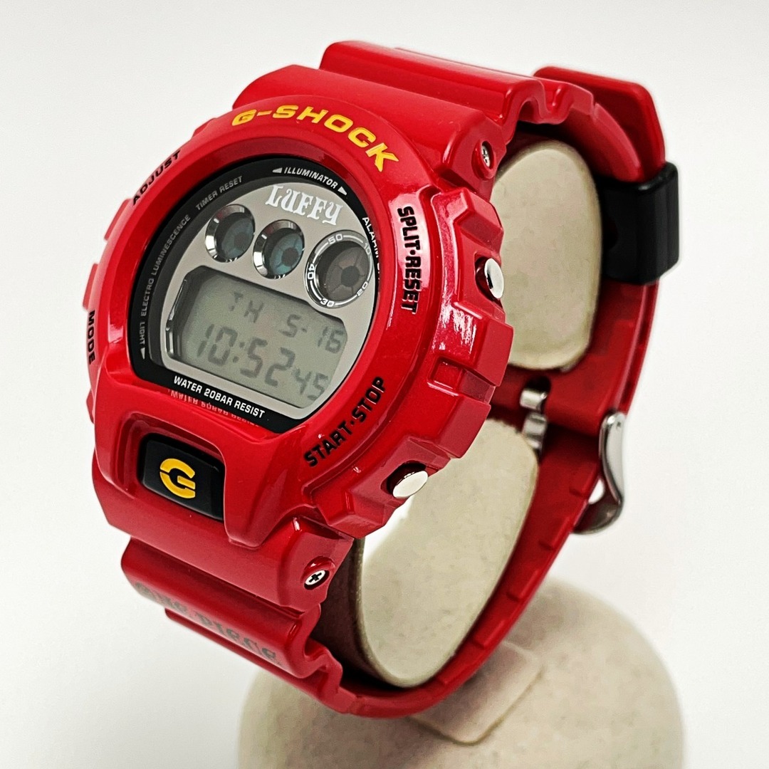 CASIO(カシオ)の☆☆CASIO カシオ G-SHOCK DW-6900FS ONE PIECE LUFFY モデル レッド 9999本限定 クォーツ メンズ 腕時計 メンズの時計(腕時計(デジタル))の商品写真